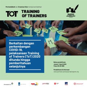 PEMBERITAHUAN PENTING! Pelaksanaan Training of Trainers (ToT) 2020 Ditunda PEMBERITAHUAN PENTING! Pelaksanaan Training of Trainers (ToT) 2020 Ditunda